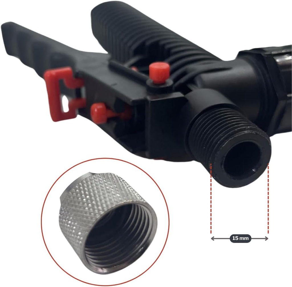 Lanza herbicida acero inoxidable, 80cm