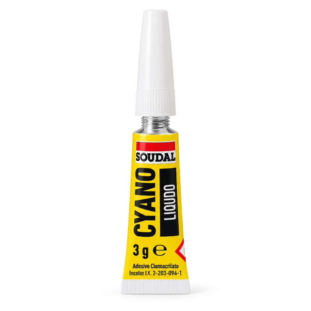 Tubo de adhesivo cianoacrilato Soudal.webp
