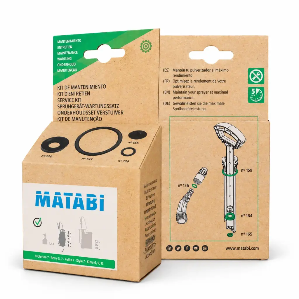 Kit de mantenimiento pulverizador MATABI (5L, 6L, 7L, 9L, 12L)