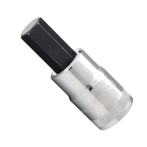 Llave de vaso 1/4 con punta hexagonal