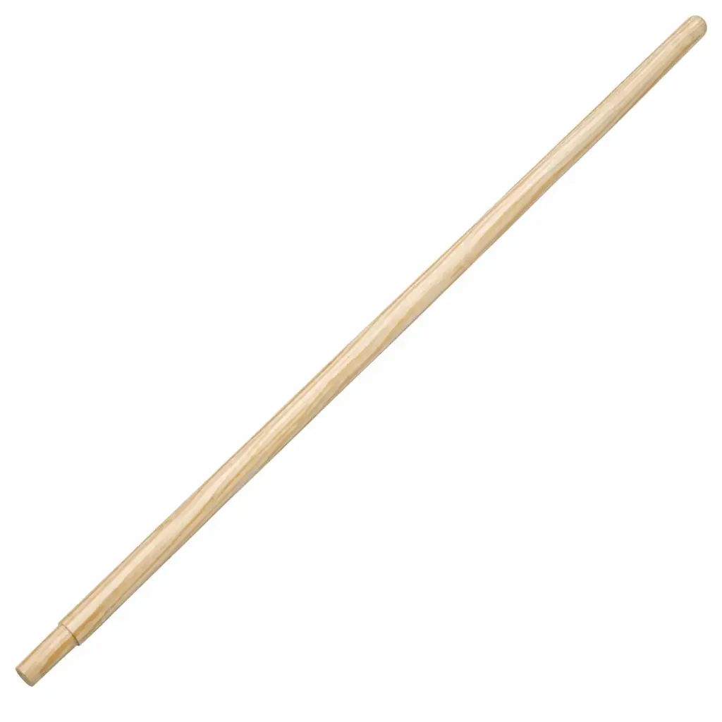Mango rastrillo de madera