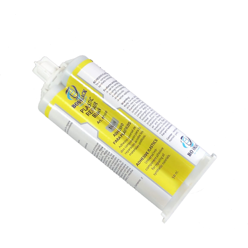 Adhesivo bicomponente reparador de plastico, Bosslack