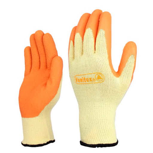 Guantes de Poly/Algodón impregnado en látex